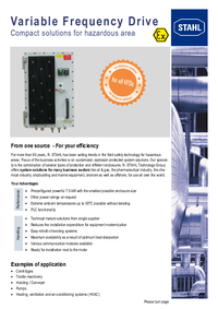 Thumbnail of document Data Sheet - Frequency Converter Drive